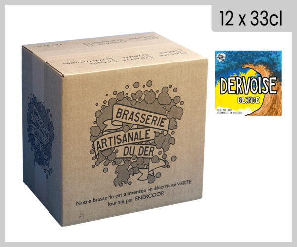 Carton 12x33cl - DERVOISE - Blonde