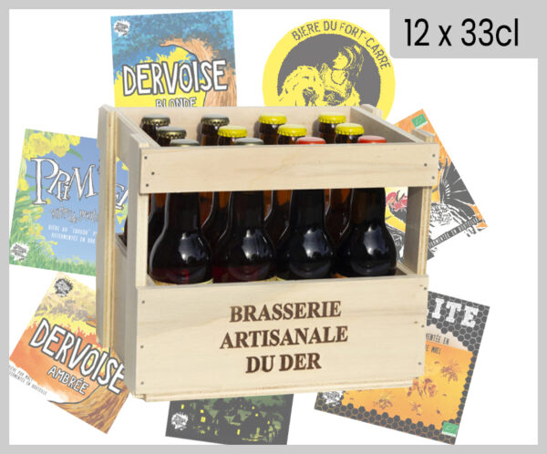 Caisse bois 12x33cl - ? SURPRISE ?