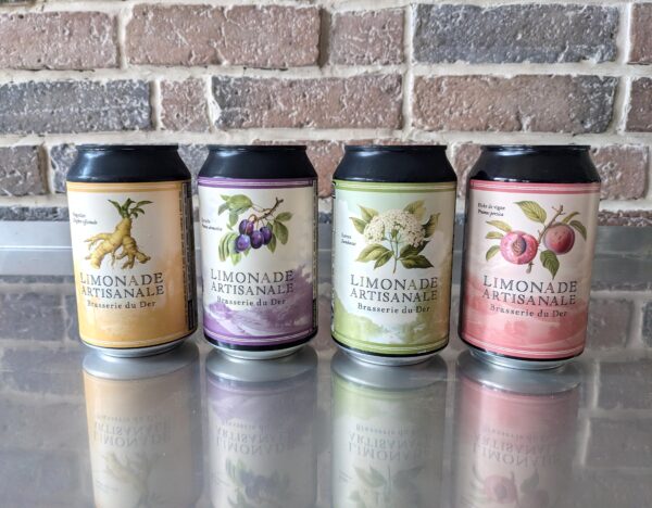 Limonades artisanales BIO - carton mix de 4 canettes de chaque en 33cl